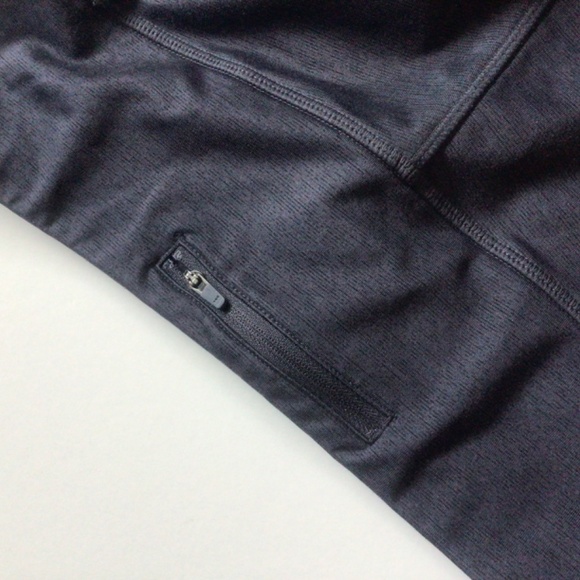 Mondetta Dark Grey Yoga Pants with Ruched Leg Detail size Medium - Picture 2 of 6